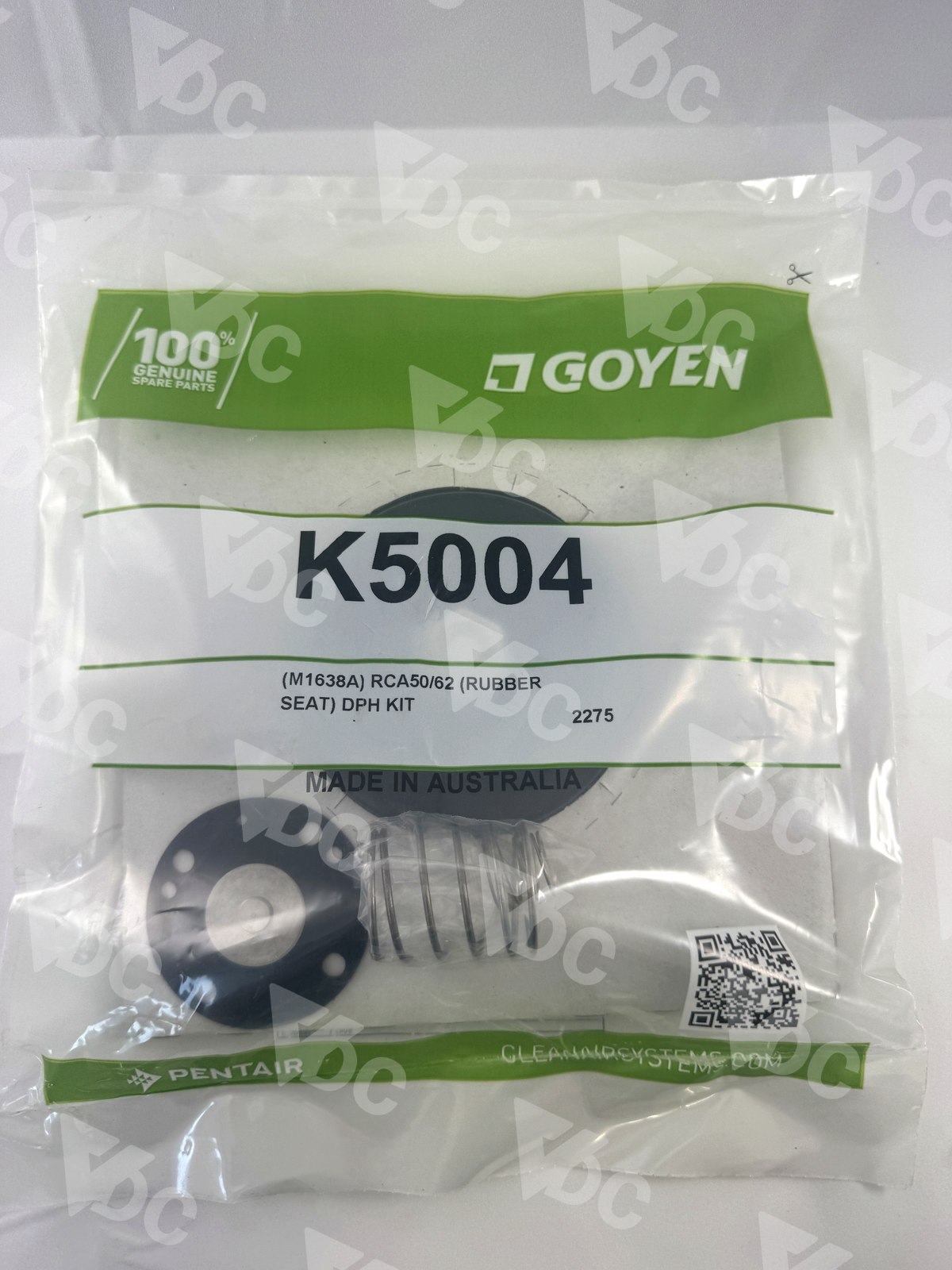 K5004 · RCA50 diaphragm kit