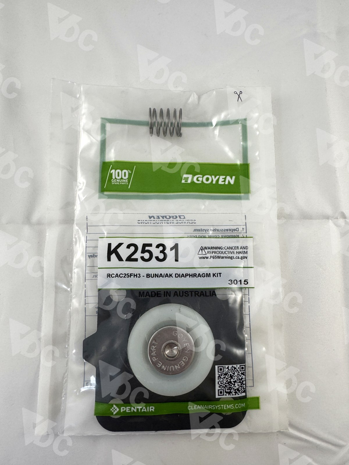 K2531 · RCA25 Shockwave diaphragm kit