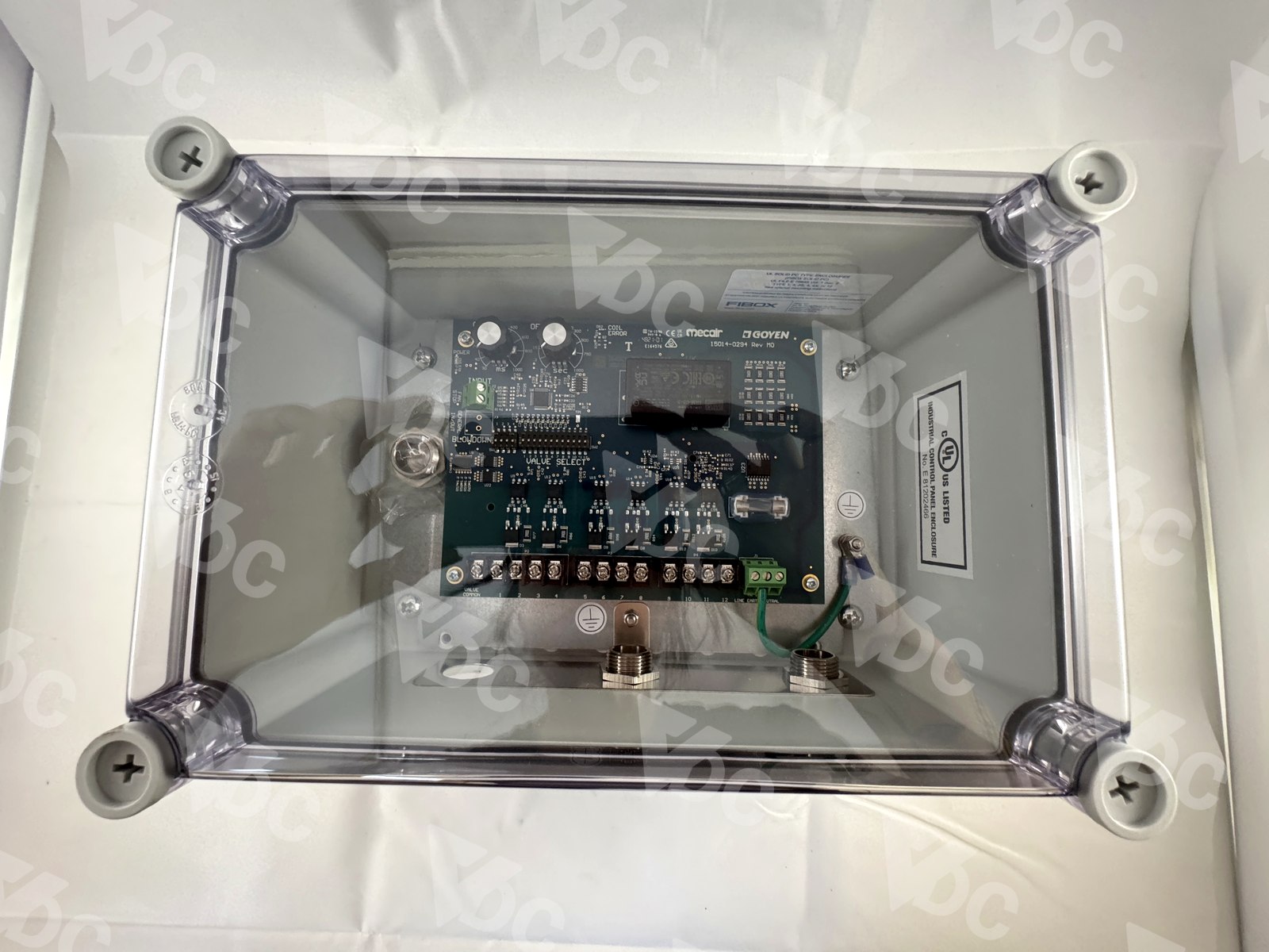 DS-ACAC12-PCA · Mecair 12-output sequential timer, AC/AC
