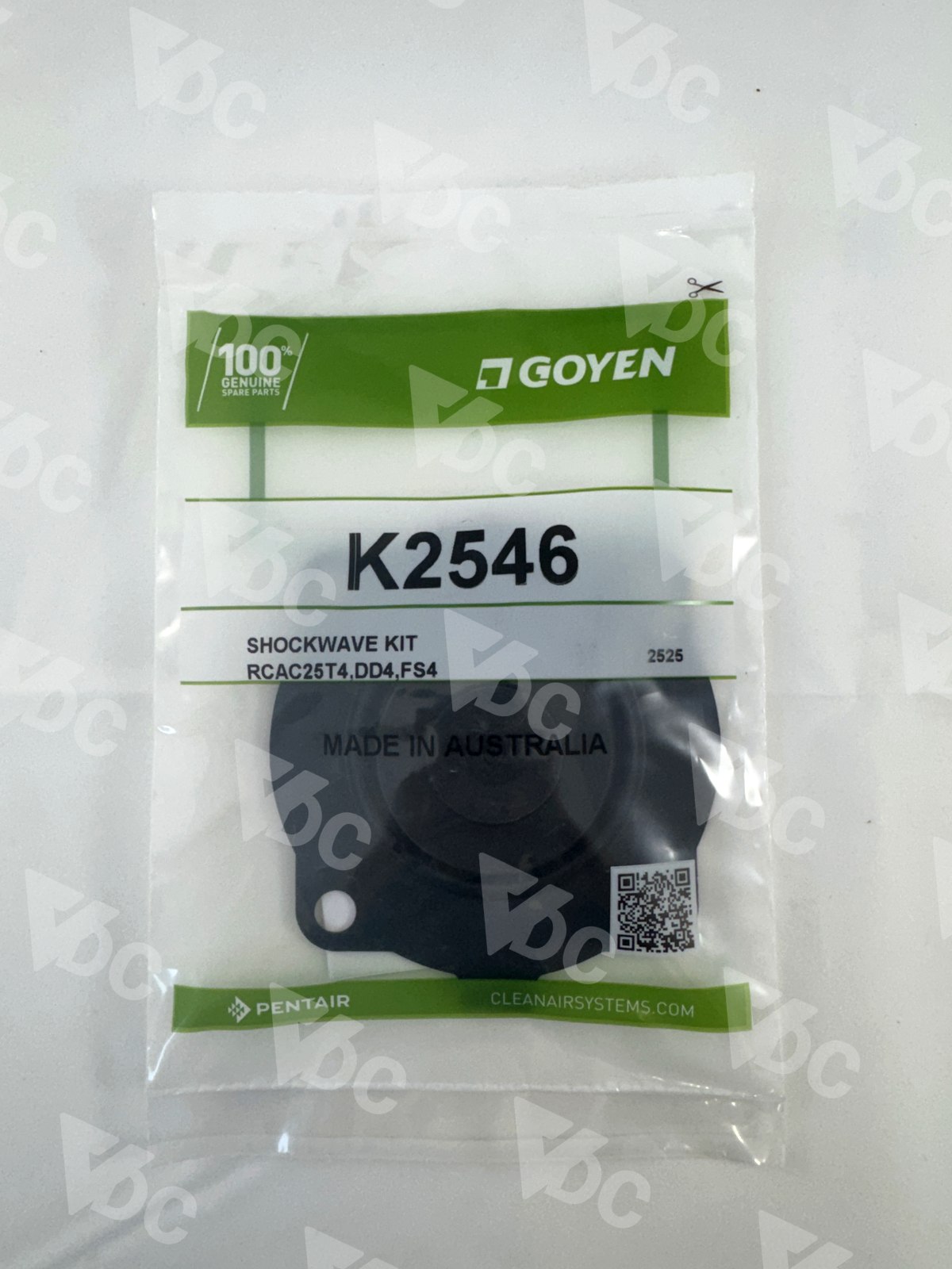 K2546 · RCA25 low-temperature diaphragm kit
