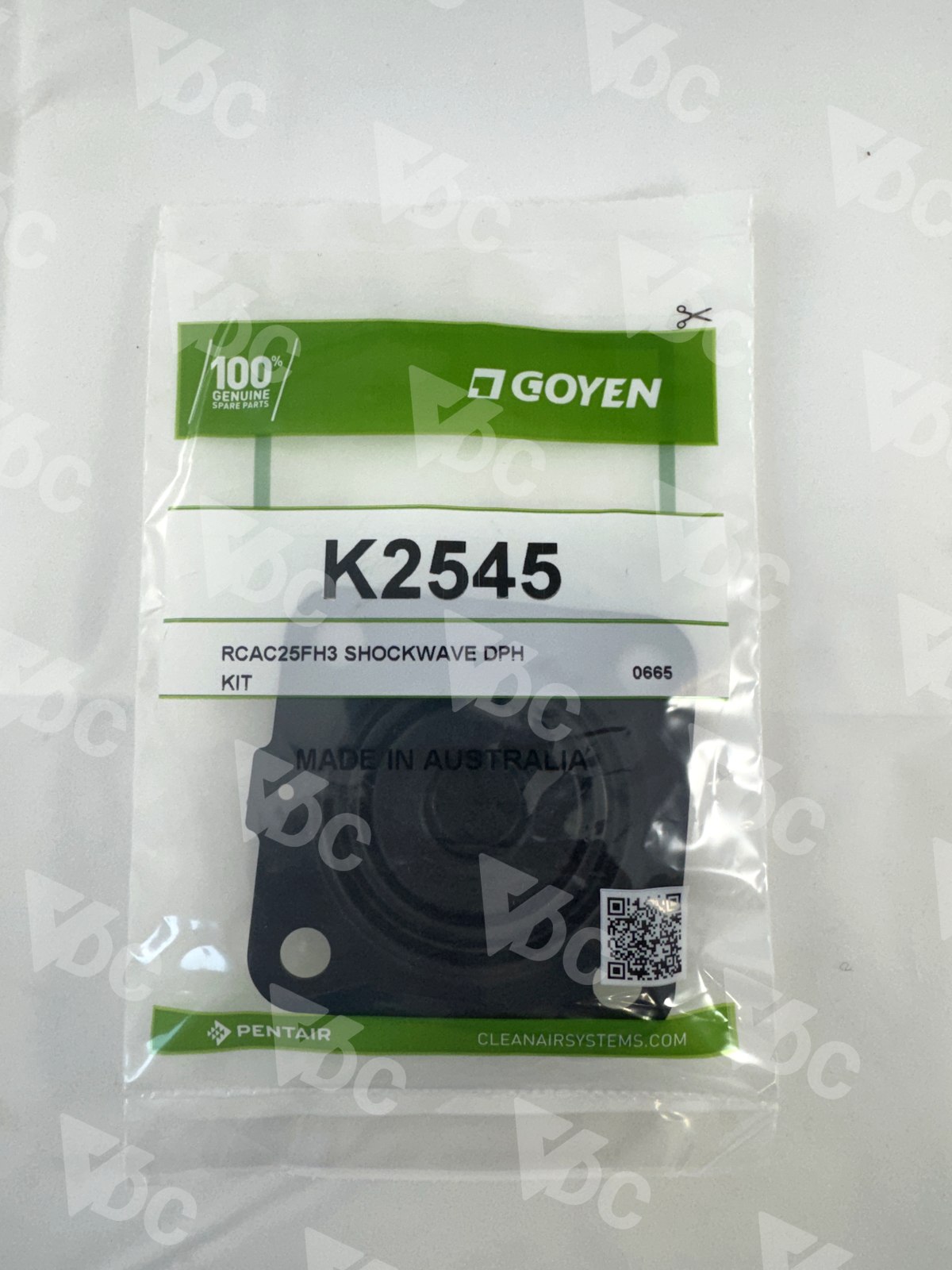 K2545 · RCA25 Nitrile diaphragm kit