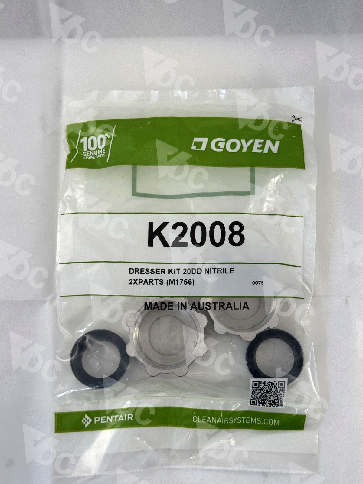 K2008 · RCA20 Nitrile diaphragm kit