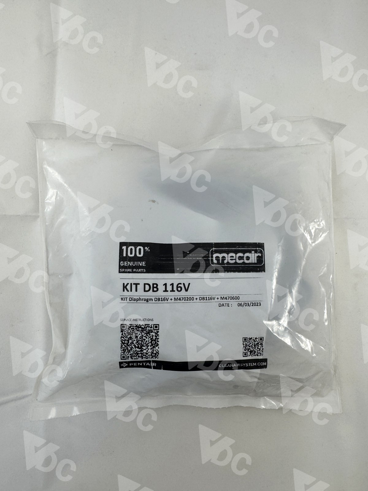 DB116V · 300 Serie Viton diaphragm kit, photo 1