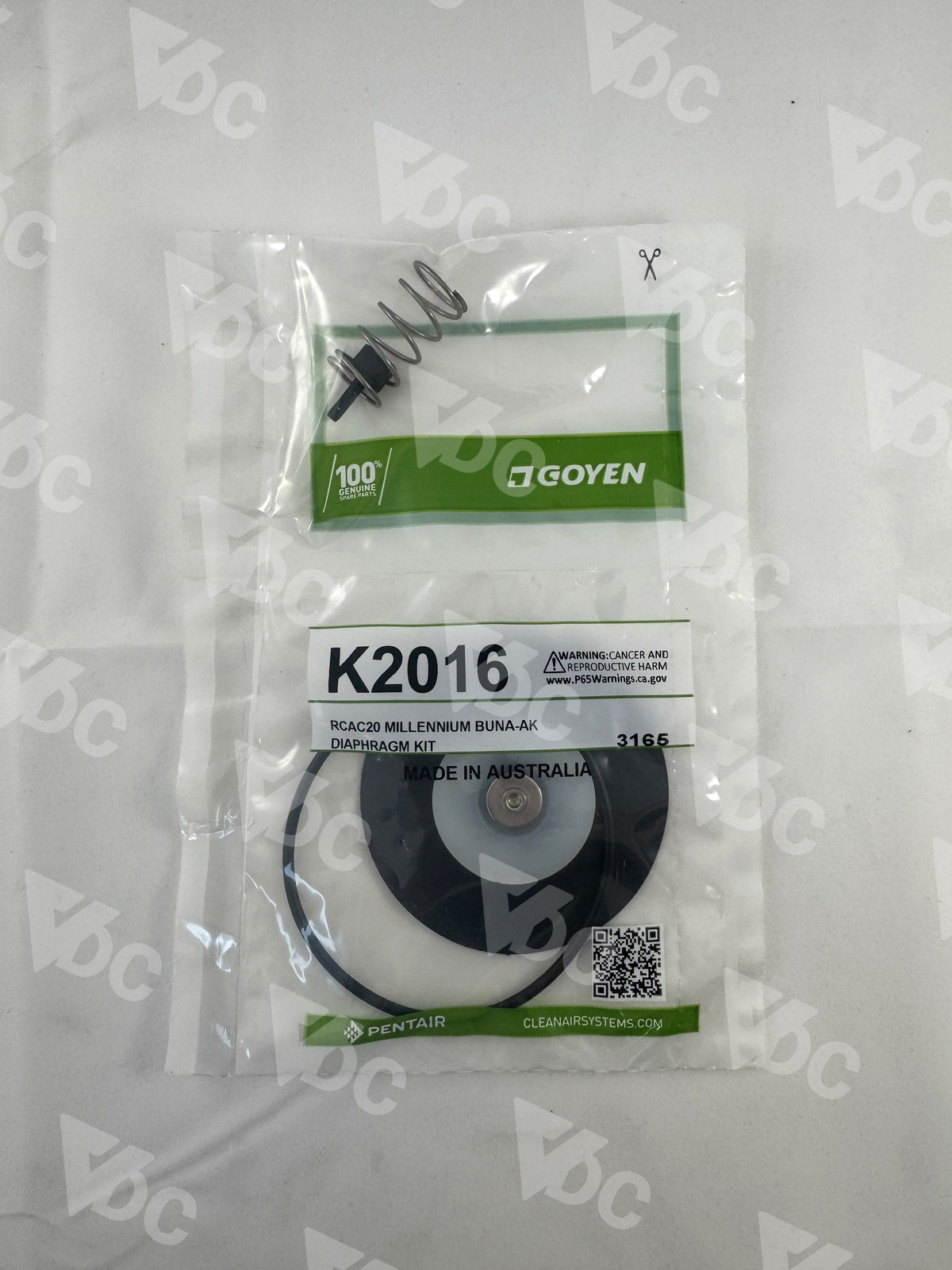 K2016 · RCA20 Viton diaphragm kit
